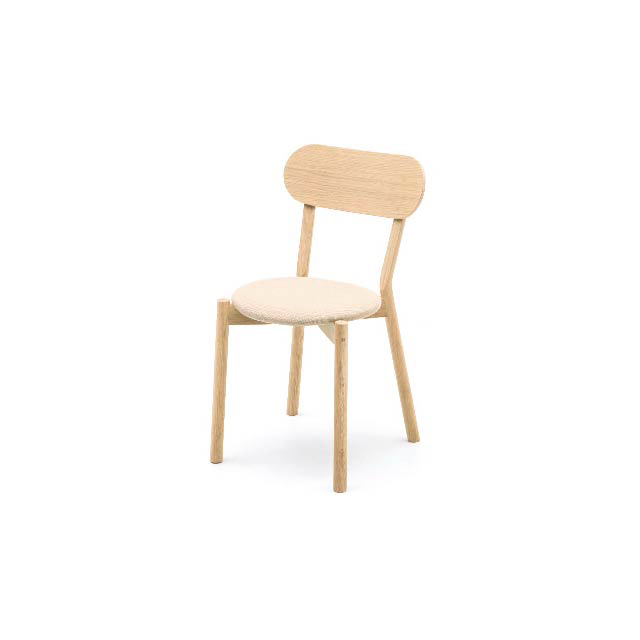 Castor Chair Plus Pad ‒ KARIMOKU NEW STANDARD (KNS)