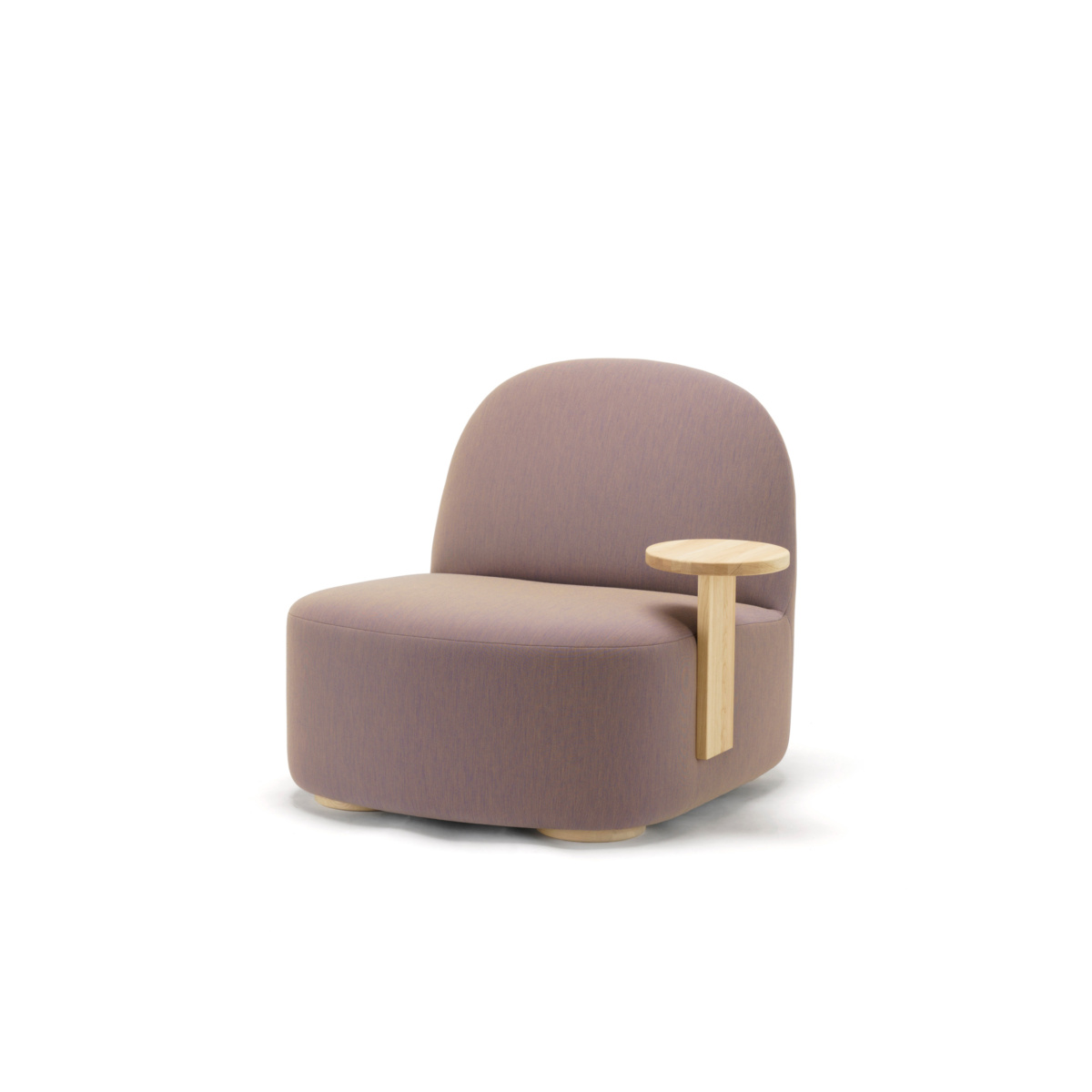 Polar Lounge Chair L with Side Table Left ‒ KARIMOKU NEW STANDARD