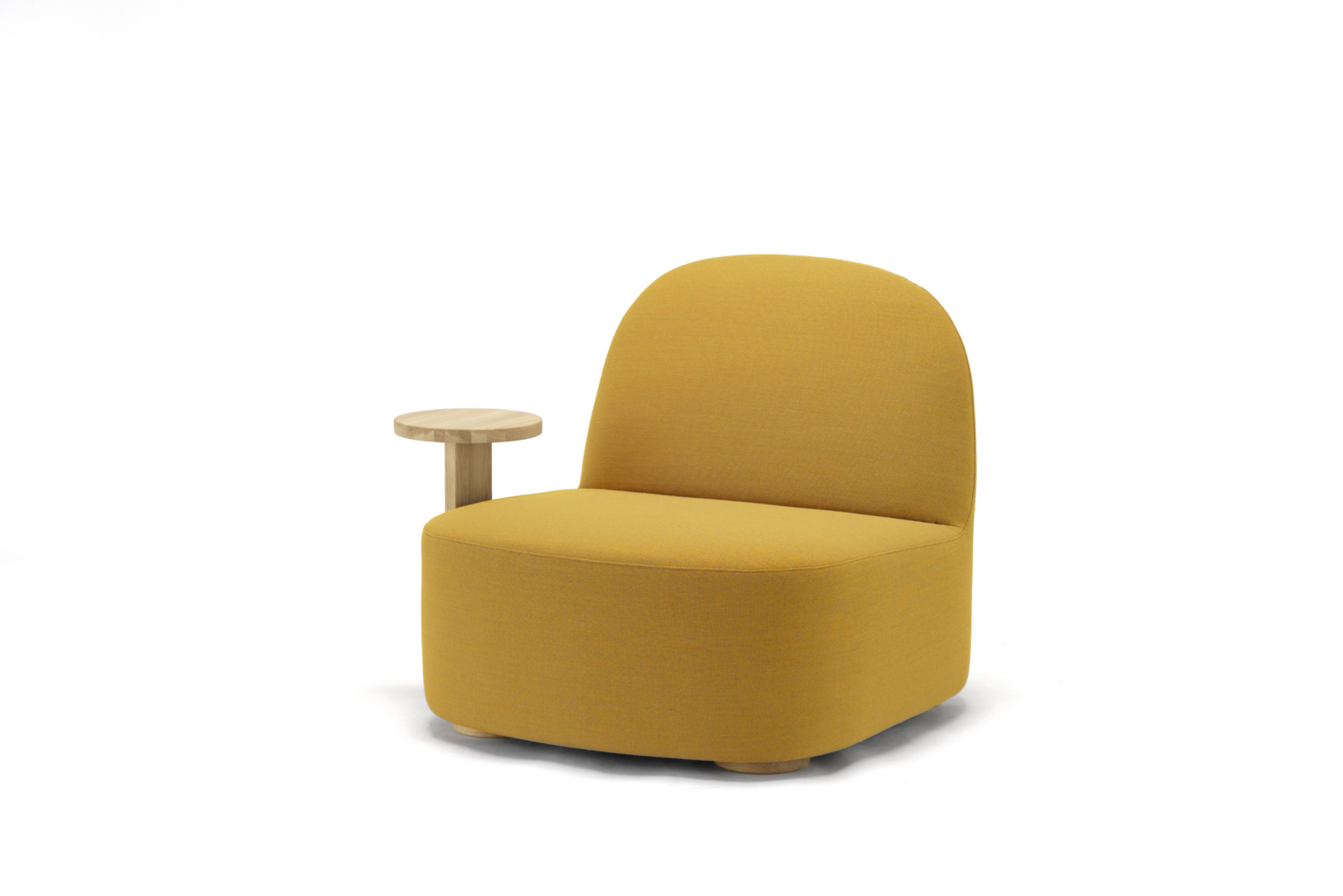 Polar Lounge Chair L with Side Table Right ‒ KARIMOKU NEW STANDARD