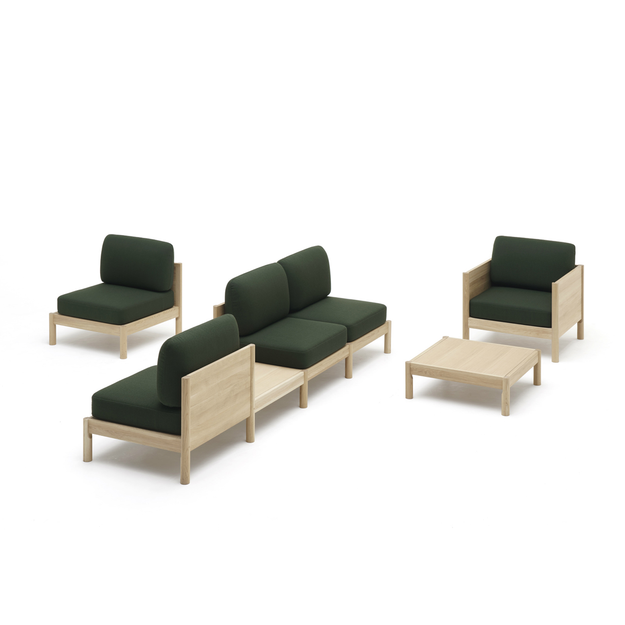 Castor Lobby Sofa 1-Seater ‒ KARIMOKU NEW STANDARD (KNS)