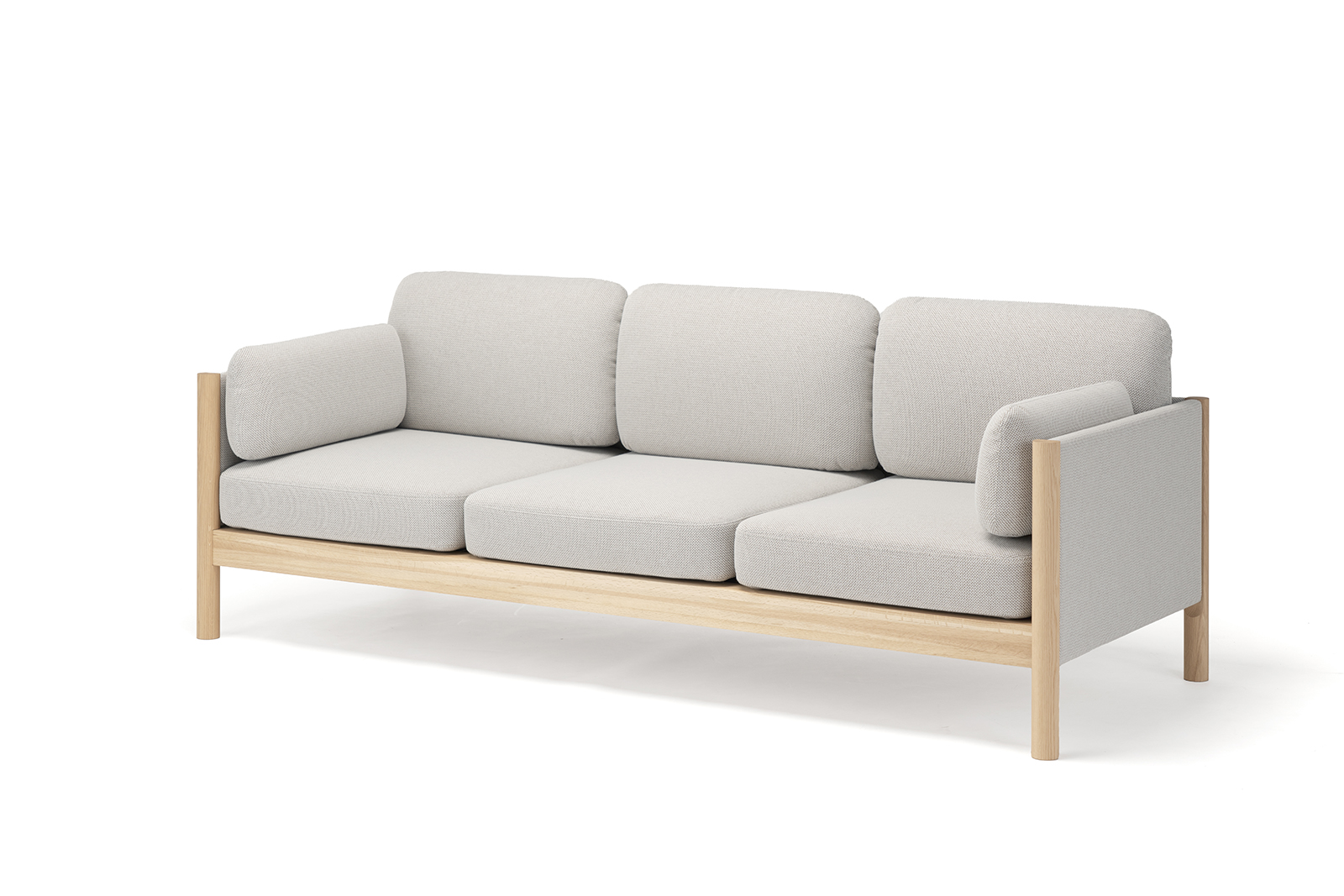 Castor Lobby Sofa Plus 3-Seater ‒ KARIMOKU NEW STANDARD (KNS)